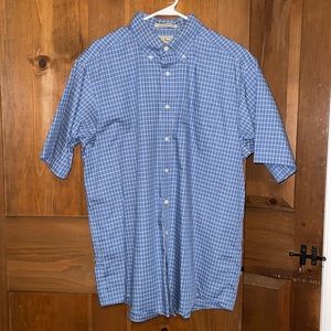L.L. Bean wrinkle free button down short sleeve